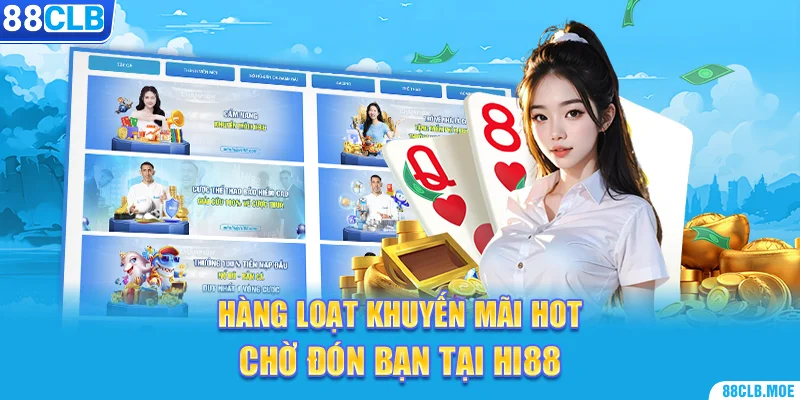 Hàng loạt khuyến mãi hot chờ đón bạn tại Hi88